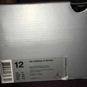 Jordan 13 Retro size 12